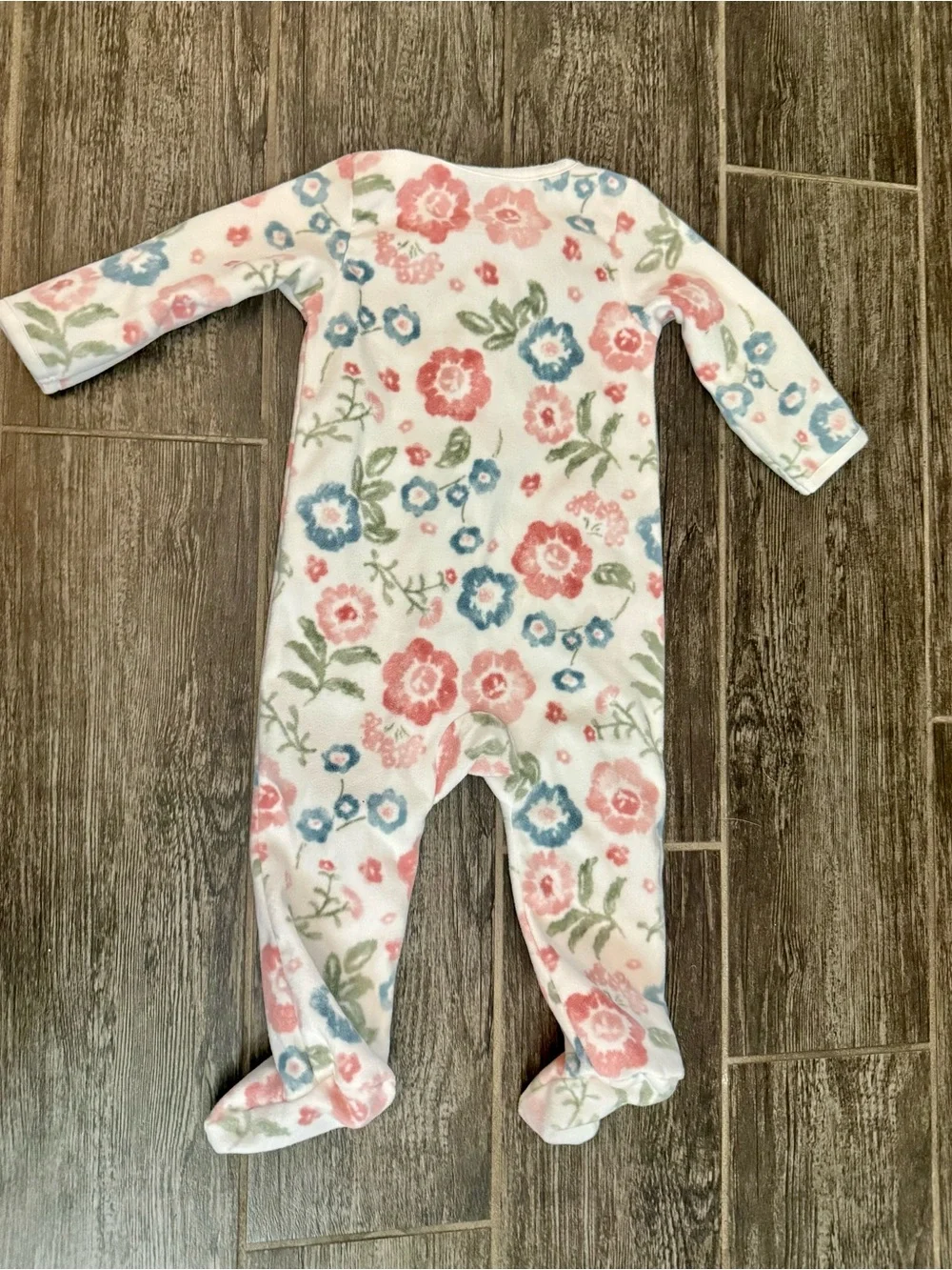 Size 6-9 month floral pajamas..